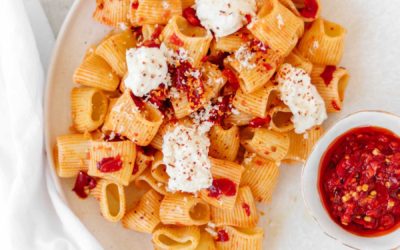 Calabrian Chili Pasta with Burrata