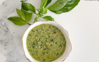 Basil Mint Vinaigrette